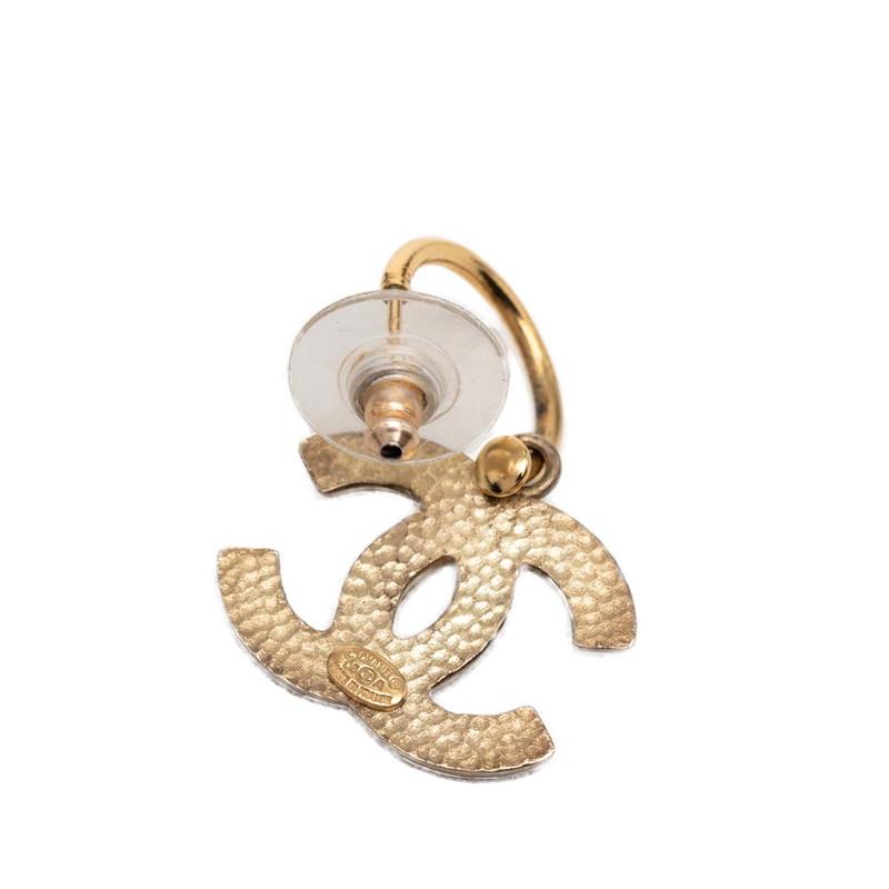 CHANEL（シャネル） ココマーク ラメ スウィング ピアス 05A刻印