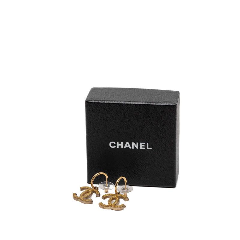 CHANEL（シャネル） ココマーク ラメ スウィング ピアス 05A刻印