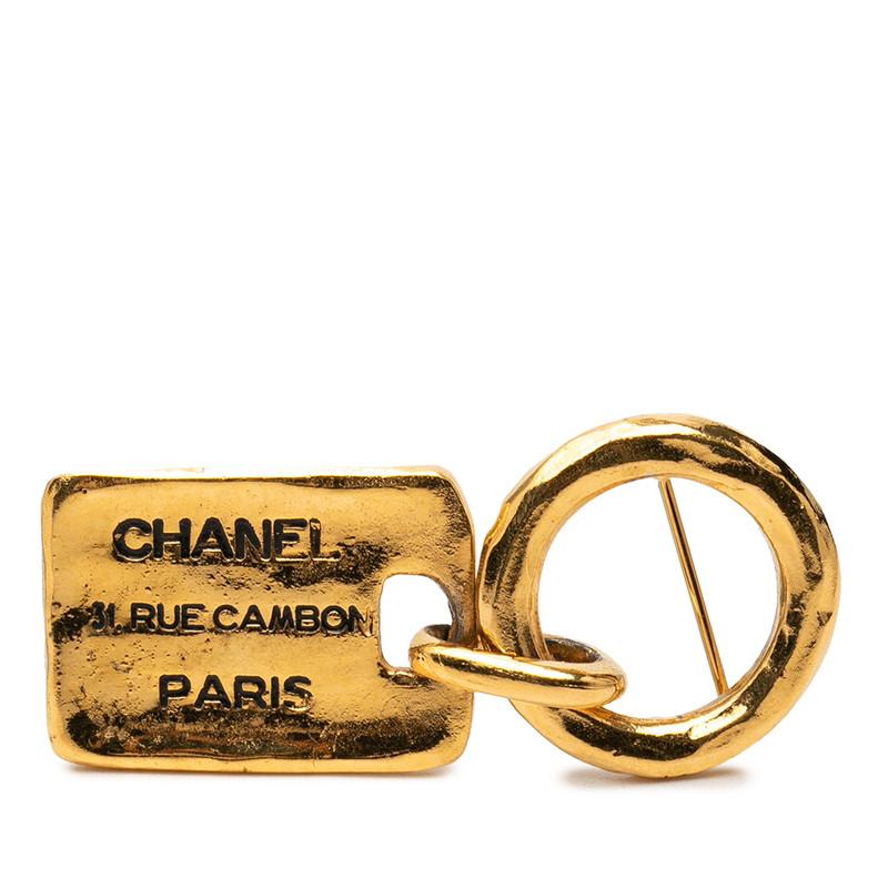 CHANELシャネルヴィンテージ 31RUE CAMBON PARISブローチ CHANEL（シャネル） ココマーク 31 RUE CAMBON PARIS ブローチ