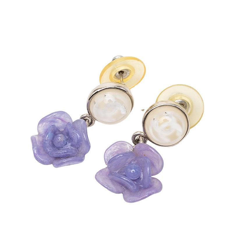 CHANEL シャネル ココ カメリア ピアス CHANEL（シャネル） ココマーク カメリア ピアス 01P シルバー
