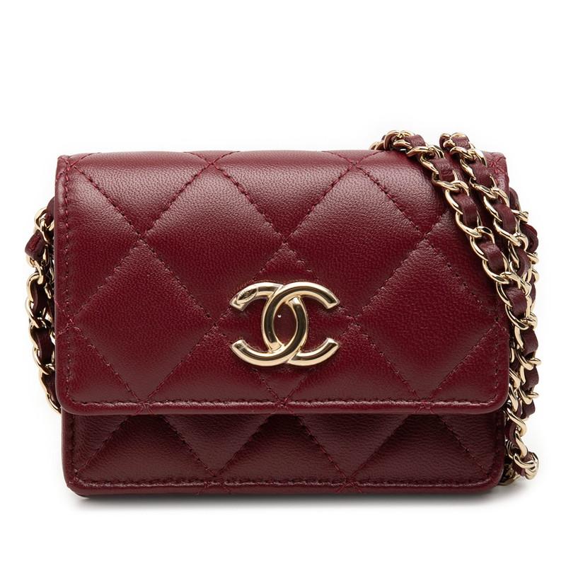 CHANEL（シャネル） ココマーク マトラッセ チェーン ミニ ショルダー 