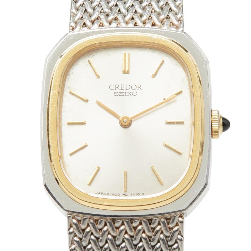 ◆SEIKO CREDOR 1400-5880 稼働 レディース時計　10646 SEIKO（セイコー） クレドール 腕時計 1400-5880 クオーツ ゴールド