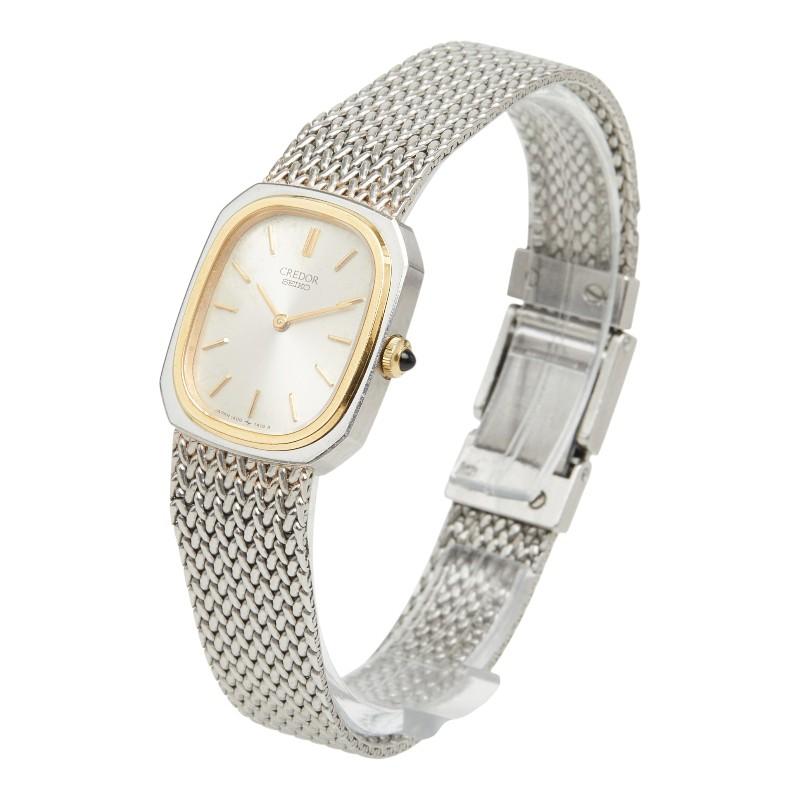◆SEIKO CREDOR 1400-5880 稼働 レディース時計　10646 SEIKO（セイコー） クレドール 腕時計 1400-5880 クオーツ ゴールド