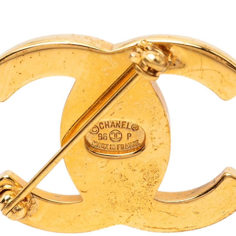 APX03 シャネル 極美品 ターンロック ココマークブローチ 箱付き CHANEL（シャネル） ココマーク ターンロック ブローチ ヴィンテージ