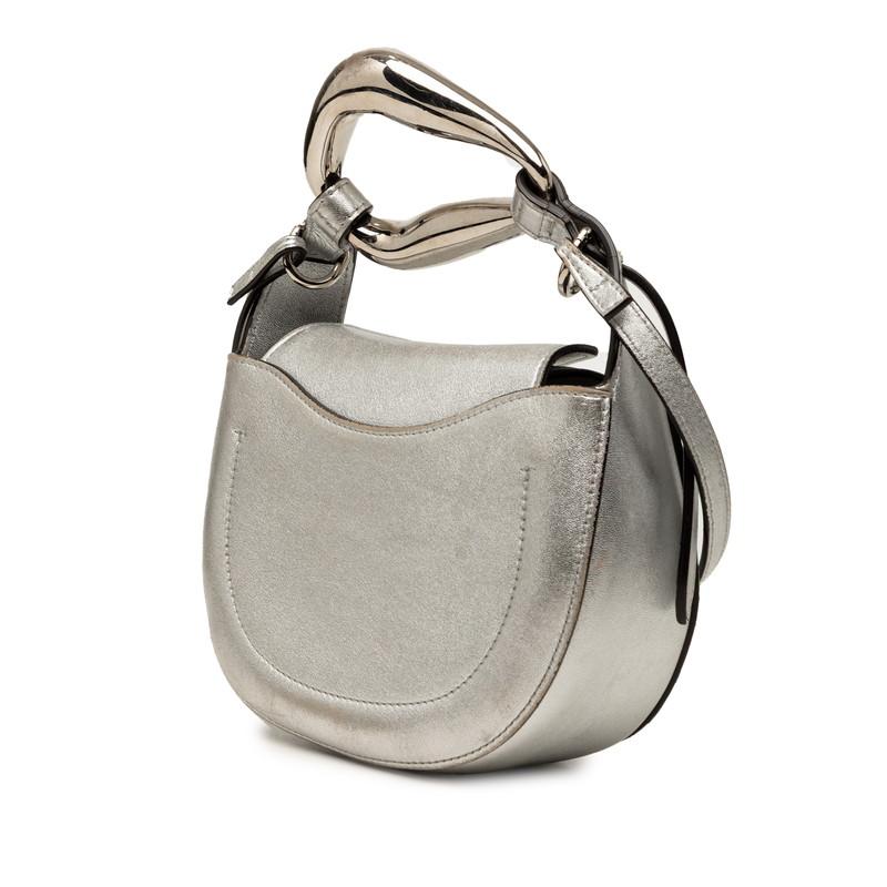 Chloe（クロエ） KISS キス スモール ショルダーバッグ シルバー
