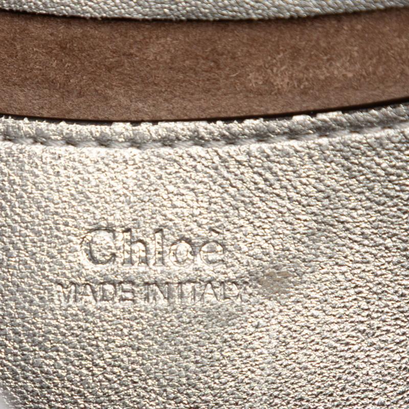 Chloe（クロエ） KISS キス スモール ショルダーバッグ シルバー