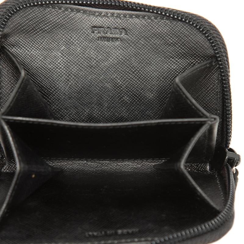 新品✨PRADA プラダ　M268 ナイロン　三角ロゴ　ケース　ブラック PRADA（プラダ） 三角ロゴプレート コインケース 小銭入れ M268