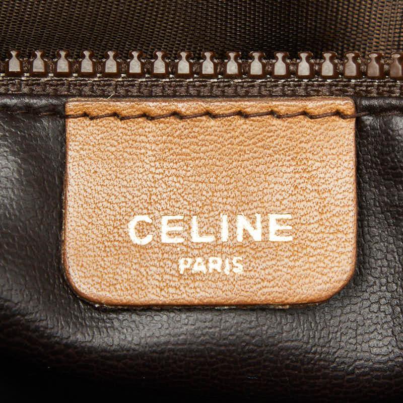 CELINE（セリーヌ） マカダム ショルダーバッグ 斜め掛け ベージュ系