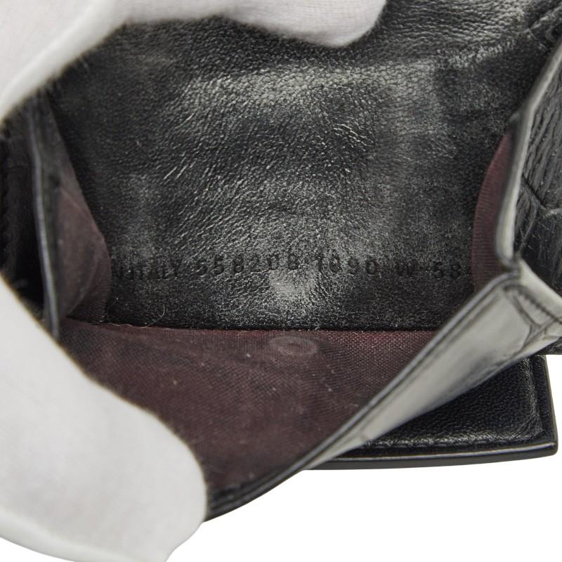 BALENCIAGA（バレンシアガ） ヴィル 型押し 三つ折り財布 コンパクト