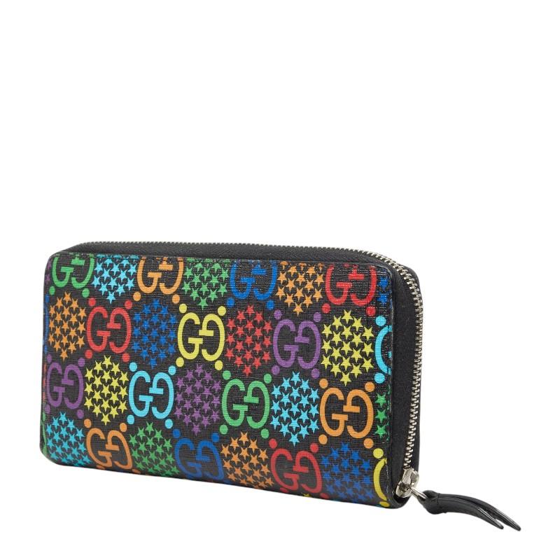 GUCCI（グッチ） GGサイケデリック ラウンドファスナー 長財布 601079
