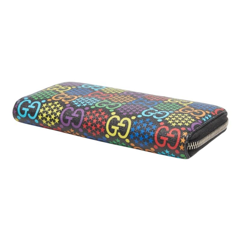GUCCI（グッチ） GGサイケデリック ラウンドファスナー 長財布 601079