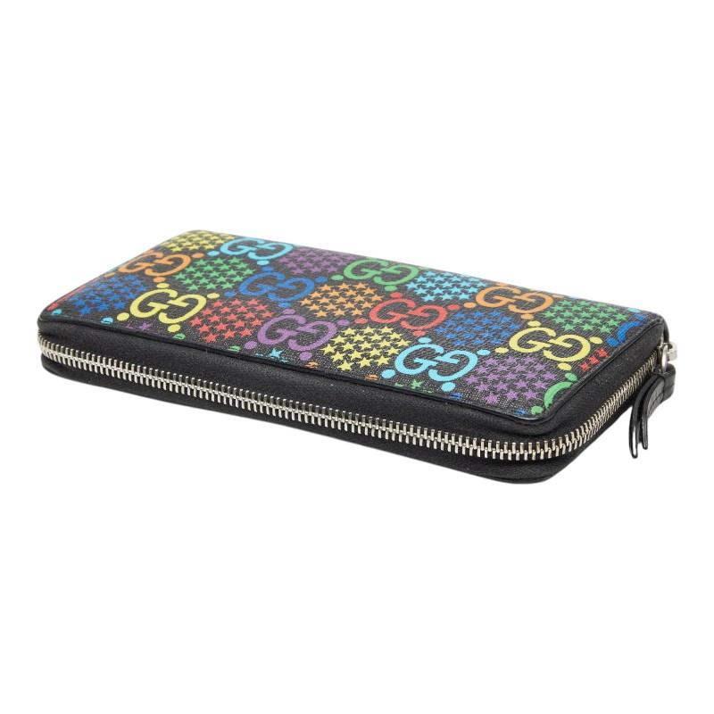 GUCCI（グッチ） GGサイケデリック ラウンドファスナー 長財布 601079