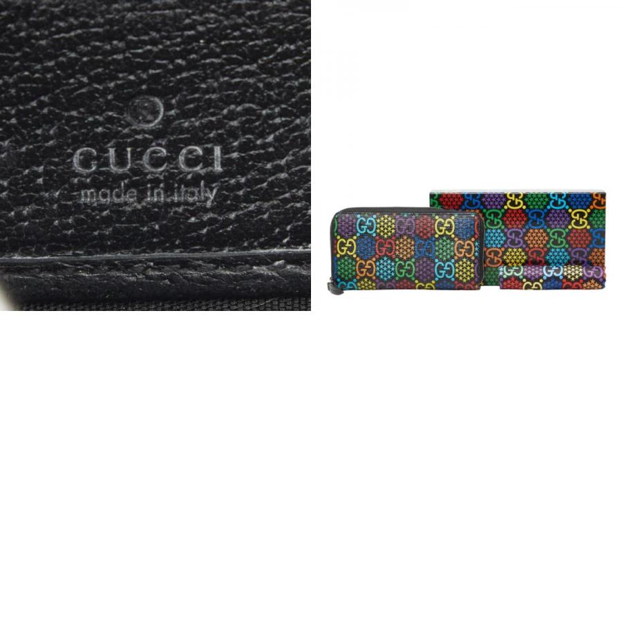 GUCCI（グッチ） GGサイケデリック ラウンドファスナー 長財布 601079