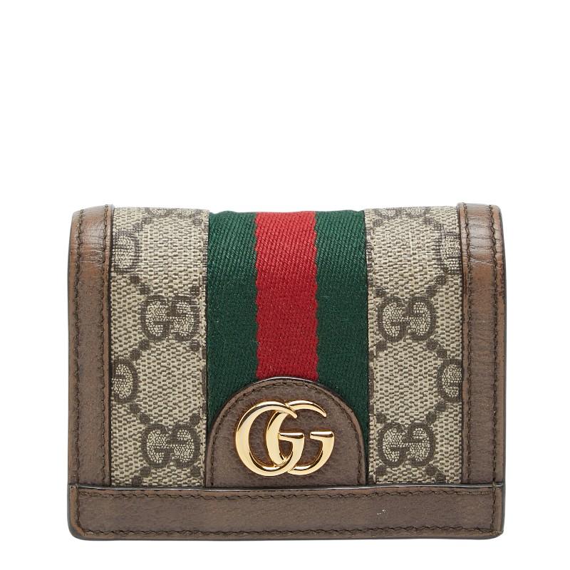 GUCCI（グッチ） オフィディア GGスプリーム 二つ折り財布 コンパクト