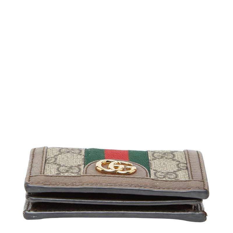 GUCCI（グッチ） オフィディア GGスプリーム 二つ折り財布 コンパクト