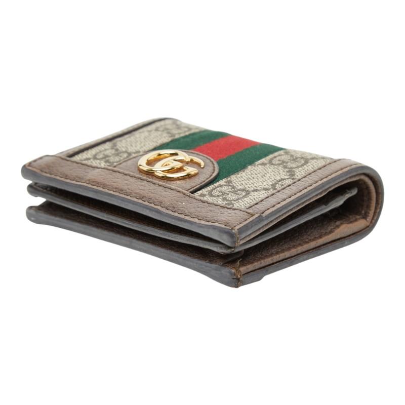GUCCI（グッチ） オフィディア GGスプリーム 二つ折り財布 コンパクト