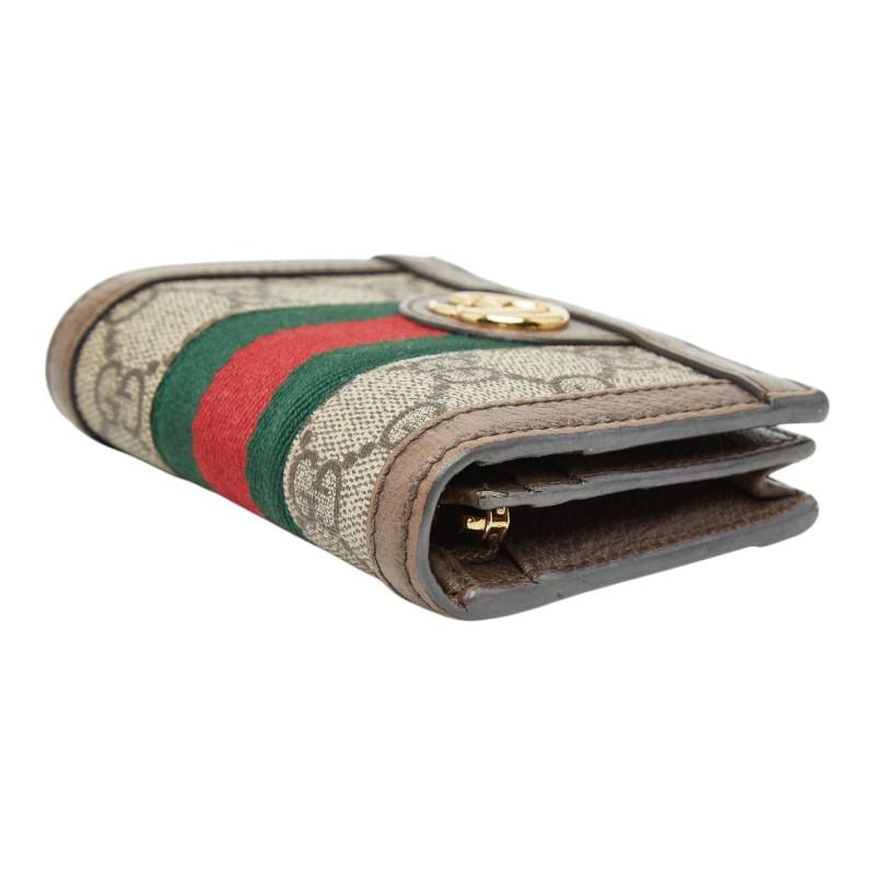 GUCCI（グッチ） オフィディア GGスプリーム 二つ折り財布 コンパクト