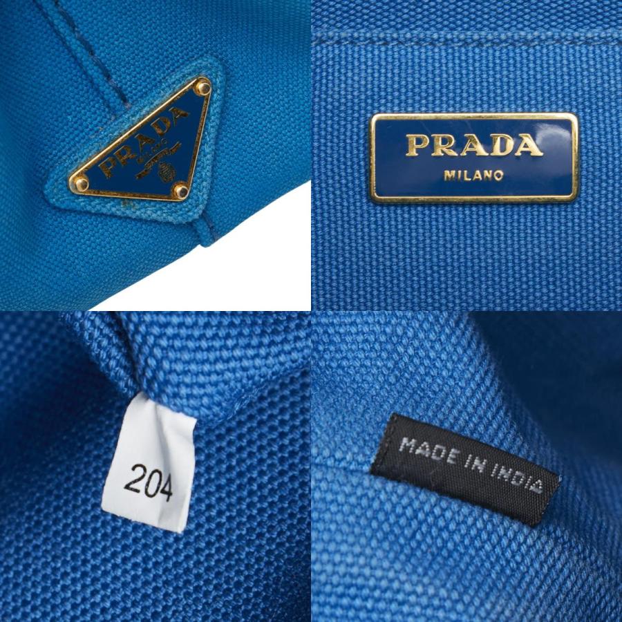 PRADA（プラダ） 三角ロゴプレート カナパ ミニ ハンドバッグ