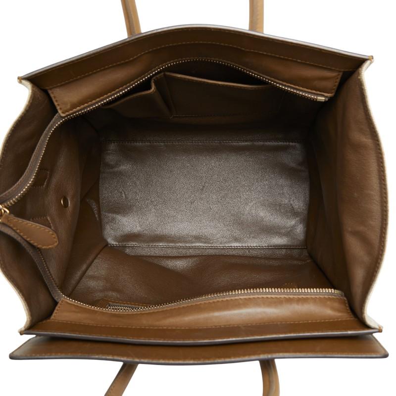 CELINE（セリーヌ） ラゲージ ミニショッパー ハンドバッグ ベージュ
