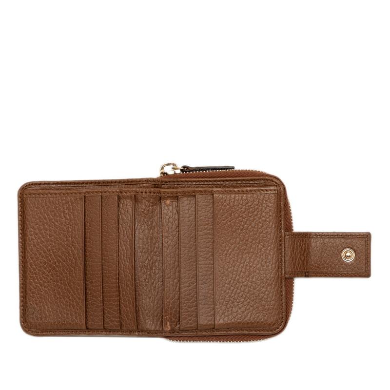 GUCCI（グッチ） GGキャンバス 二つ折り財布 346056 ベージュ ブラウン