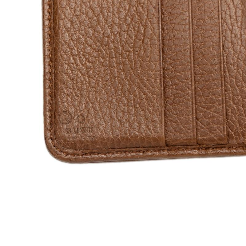 GUCCI（グッチ） GGキャンバス 二つ折り財布 346056 ベージュ ブラウン