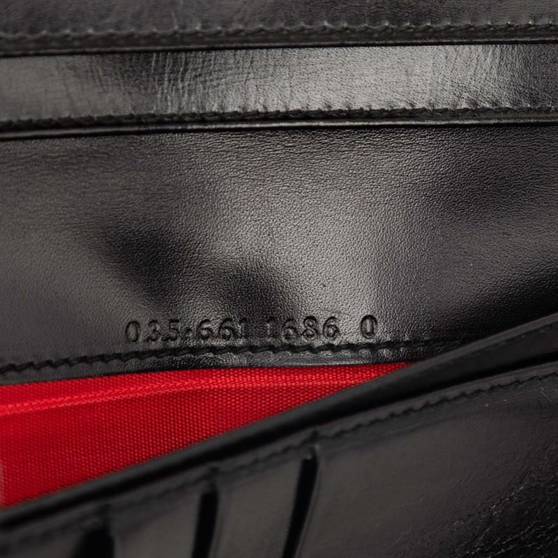 GUCCI（グッチ） オールド ホースビット 長財布 035 661 1686 ブラック