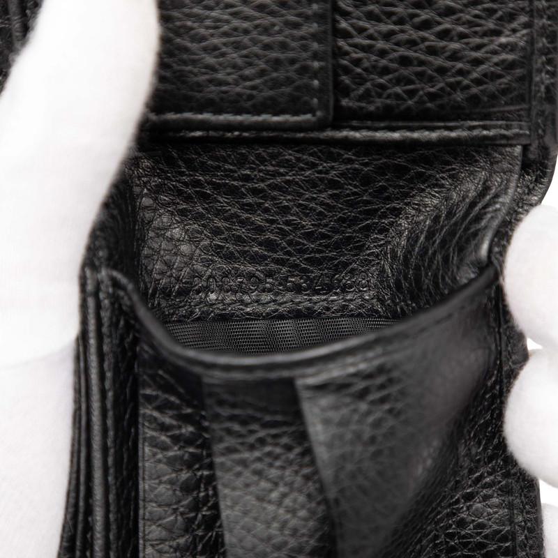 GUCCI（グッチ） インターロッキングG 二つ折り財布 308795 ブラック