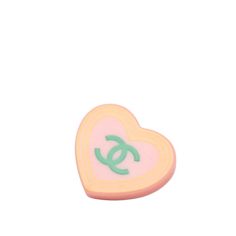 CHANEL（シャネル） ココマーク ハートモチーフ ピンブローチ 04C刻印