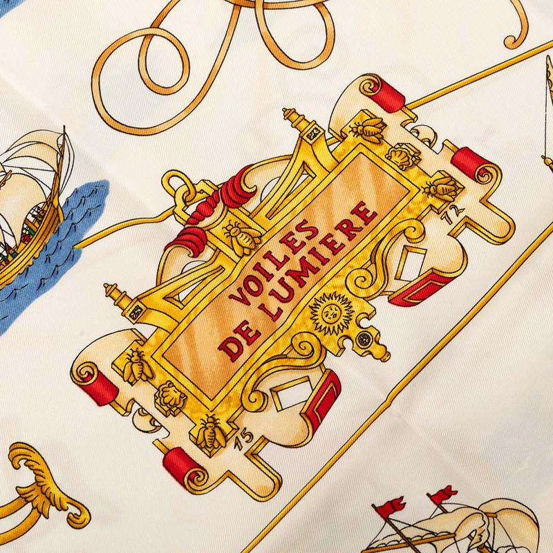 HERMES（エルメス） カレ90 VOILES DE LUMIERE 光の帆船 スカーフ 大判