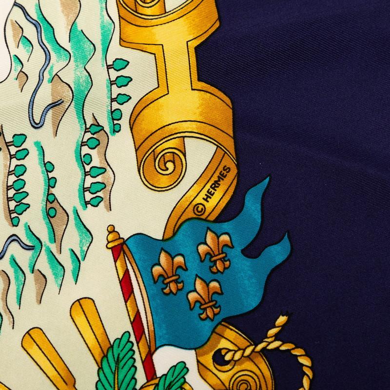 HERMES（エルメス） カレ90 VOILES DE LUMIERE 光の帆船 スカーフ 大判