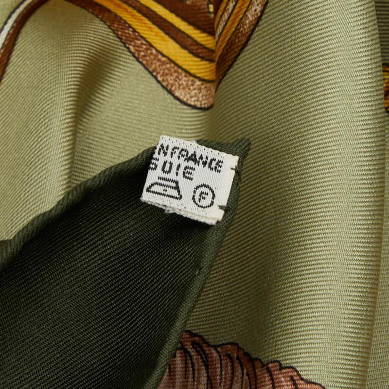 HERMES（エルメス） カレ90 HARNAIS DE COUR 宮廷の馬具 スカーフ