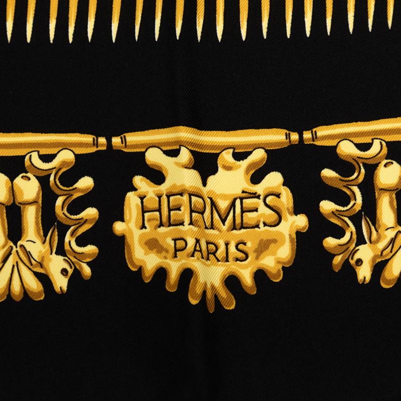 HERMES（エルメス） カレ90 LES CAVALIERS D'OR 黄金の騎士 スカーフ