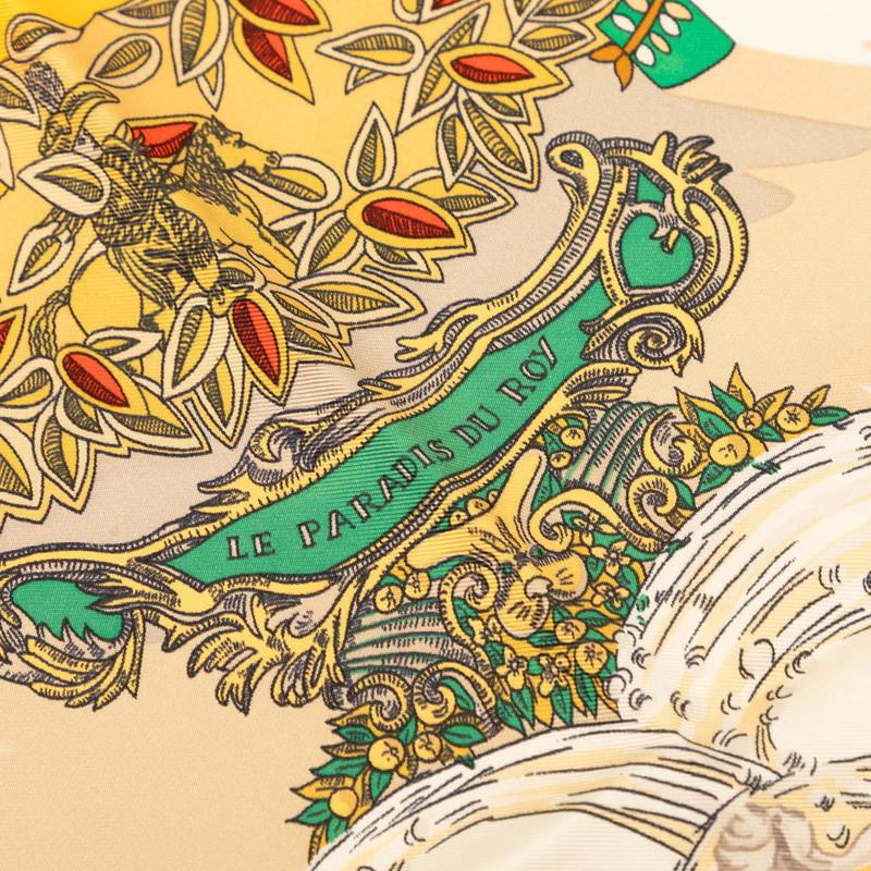 HERMES（エルメス） カレ90 LE PARADIS DU ROY 王の楽園 スカーフ 大判