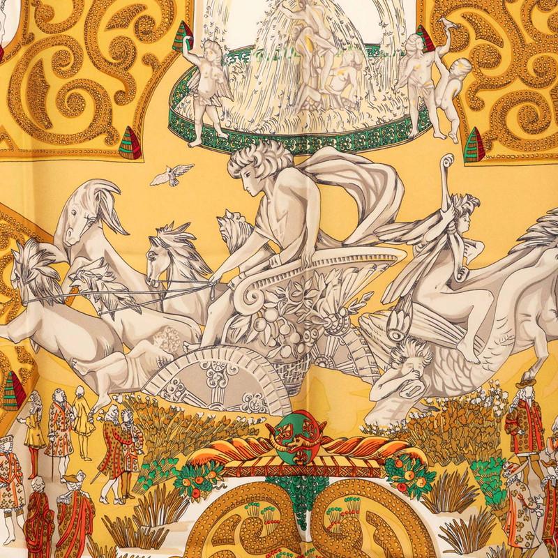 HERMES（エルメス） カレ90 LE PARADIS DU ROY 王の楽園 スカーフ 大判