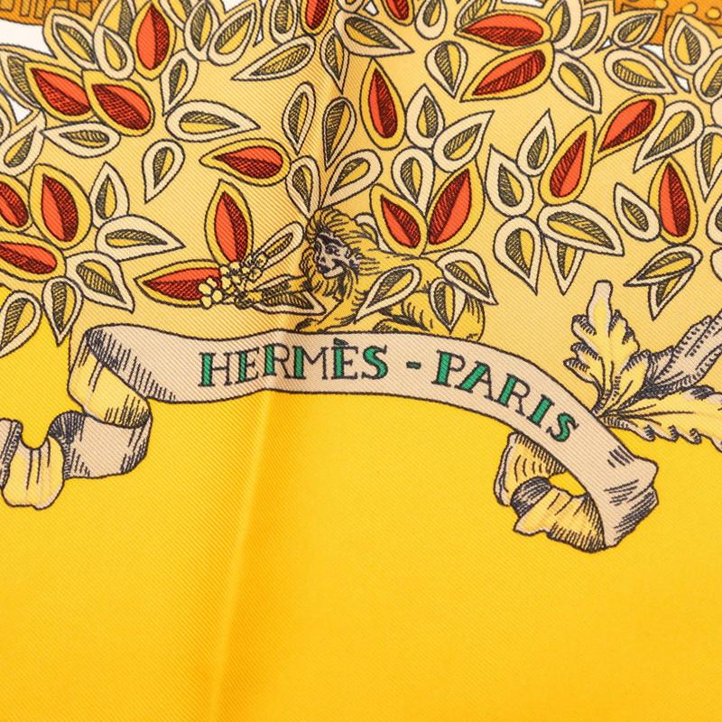 HERMES（エルメス） カレ90 LE PARADIS DU ROY 王の楽園 スカーフ 大判
