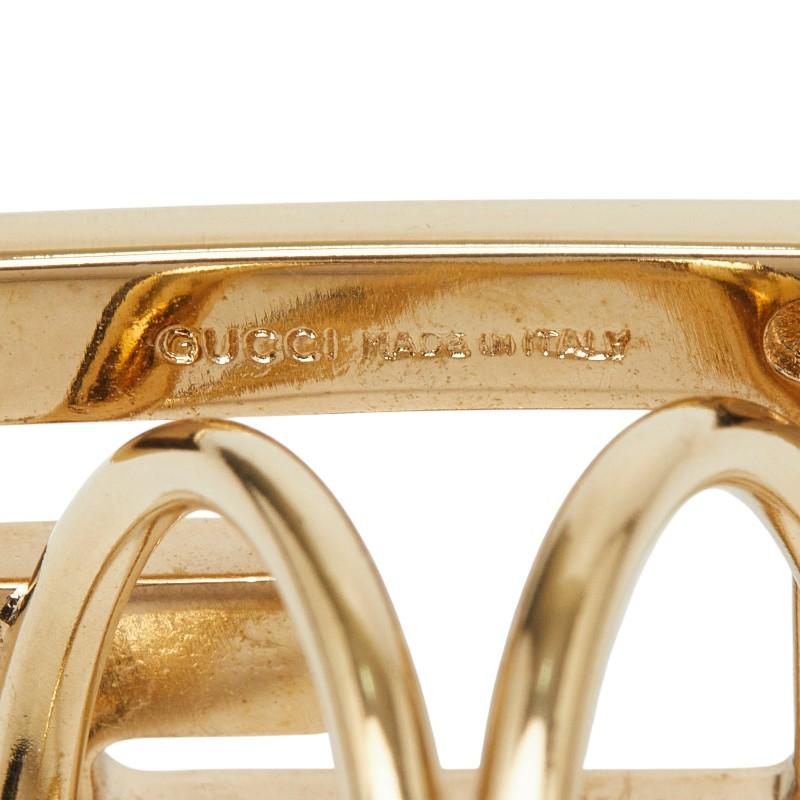GUCCI（グッチ） Gロゴ スカーフリング ゴールド メッキ レディース