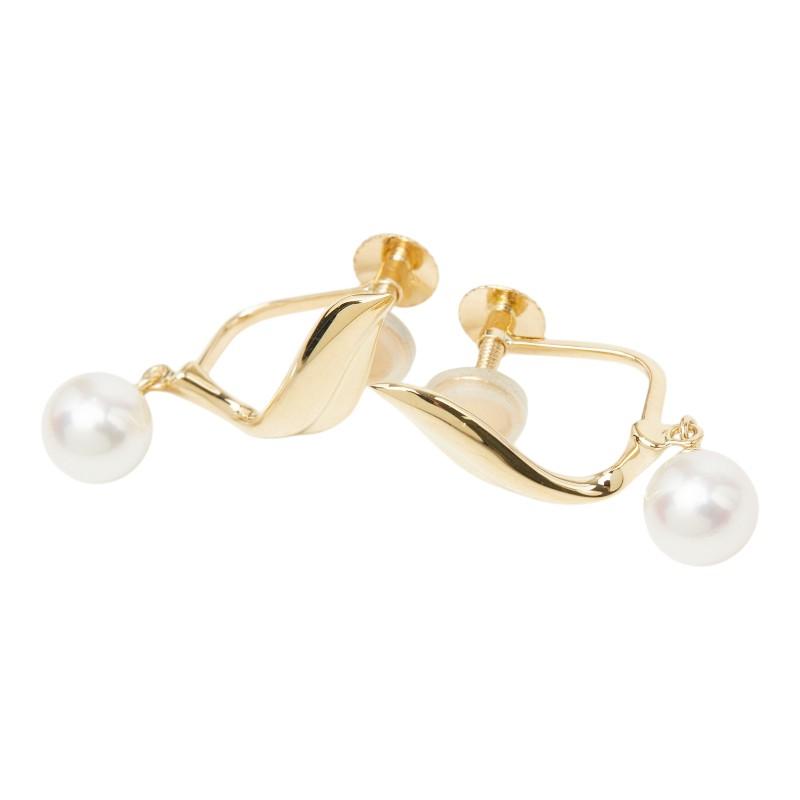 MIKIMOTO（ミキモト） K18YG イエローゴールド 真珠 アコヤパール5.9