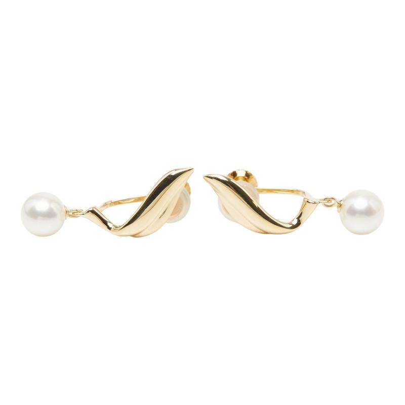 MIKIMOTO（ミキモト） K18YG イエローゴールド 真珠 アコヤパール5.9