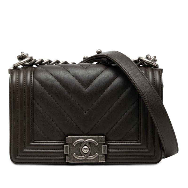 CHANEL（シャネル） ココマーク ミニボーイシャネル シェブロン