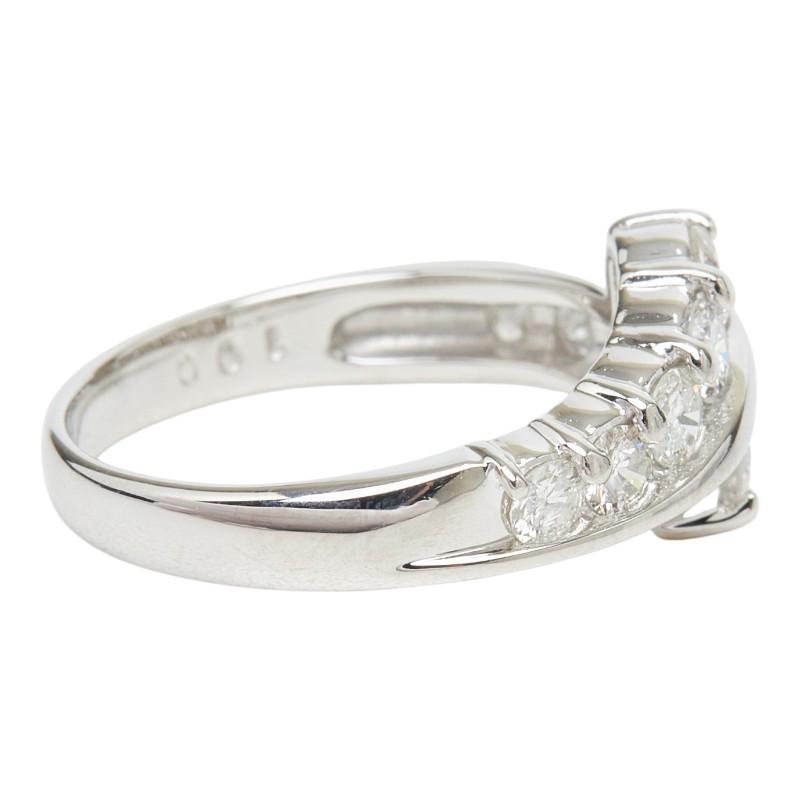 Pt900 プラチナ ダイヤ1.00ct リング 指輪 レディース 11.5号 中古