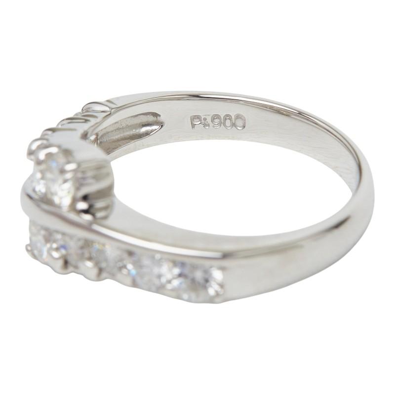 Pt900 プラチナ ダイヤ1.00ct リング 指輪 レディース 11.5号 中古 