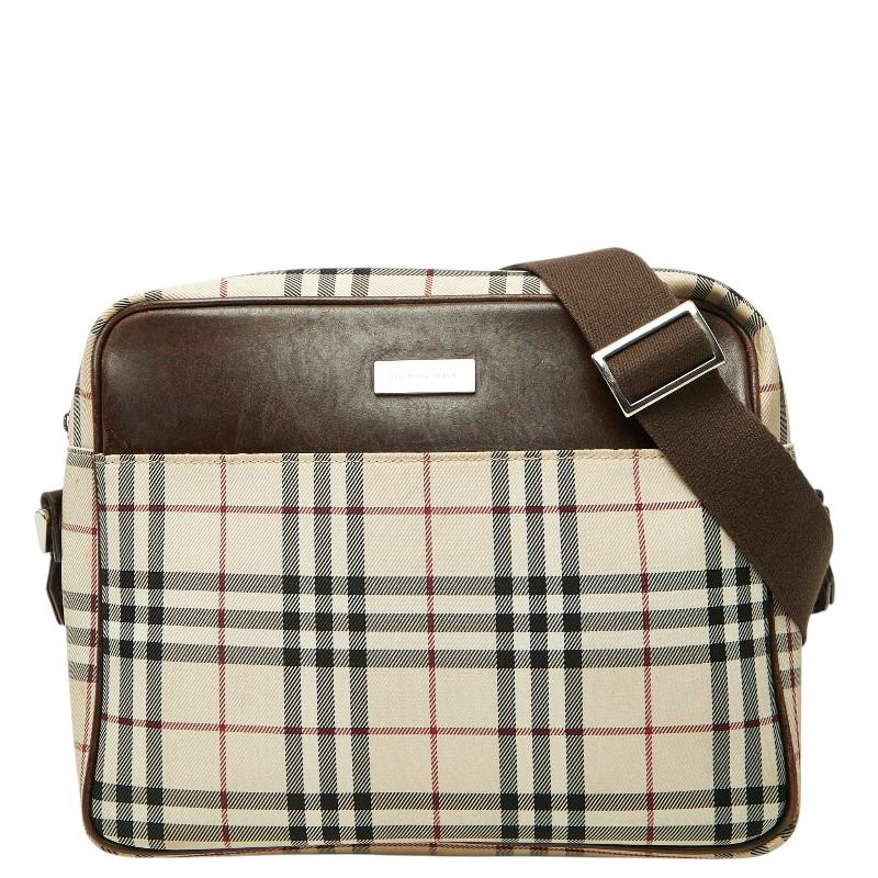 BURBERRY（バーバリー） ノバチェック 斜め掛け ショルダーバッグ