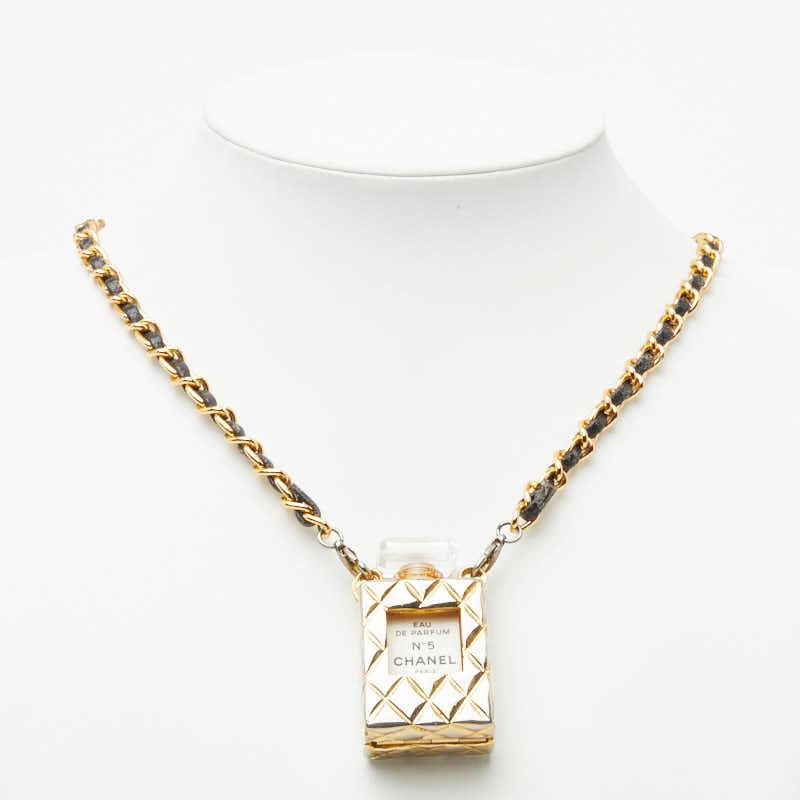 シャネル 香水ボトル ネックレス パフューム チェーン ゴールド No.5 CHANEL（シャネル） No.5 パフュームボトル チェーン ペンダント