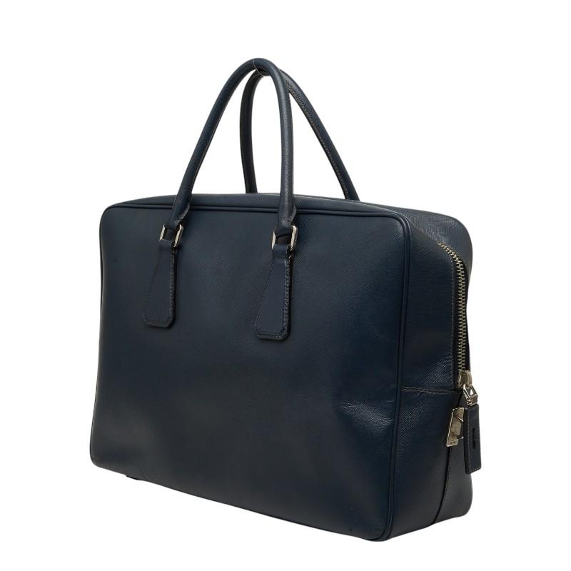 PRADA プラダ ビジネスバッグ サフィアーノレザー 三角ロゴ PRADA（プラダ） 三角ロゴプレート ブリーフケース ビジネスバッグ