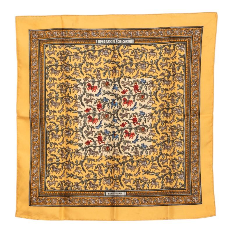 HERMES（エルメス） カレ45 CHASSE EN INDE インドの狩猟 スカーフ