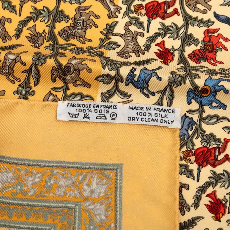 HERMES（エルメス） カレ45 CHASSE EN INDE インドの狩猟 スカーフ