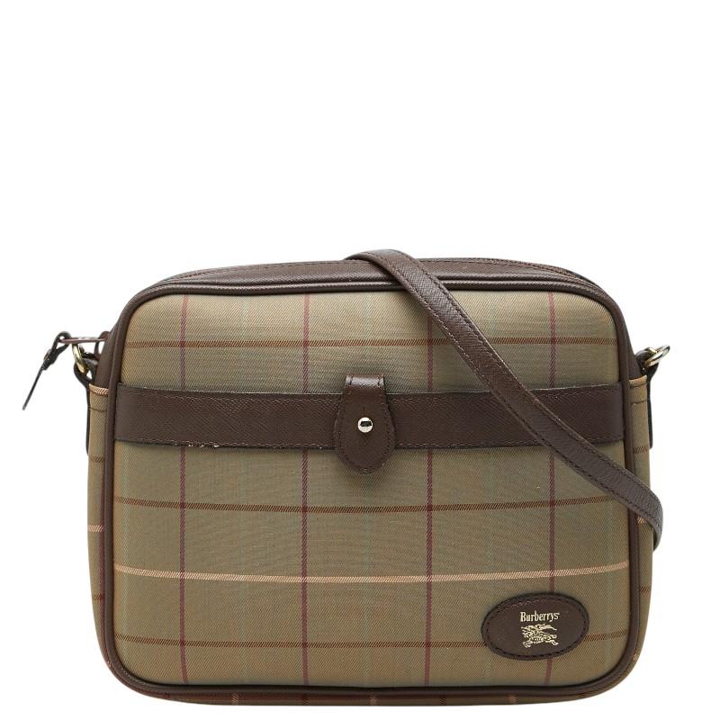 BURBERRY（バーバリー） チェック 斜め掛け ショルダーバッグ 玉虫色 