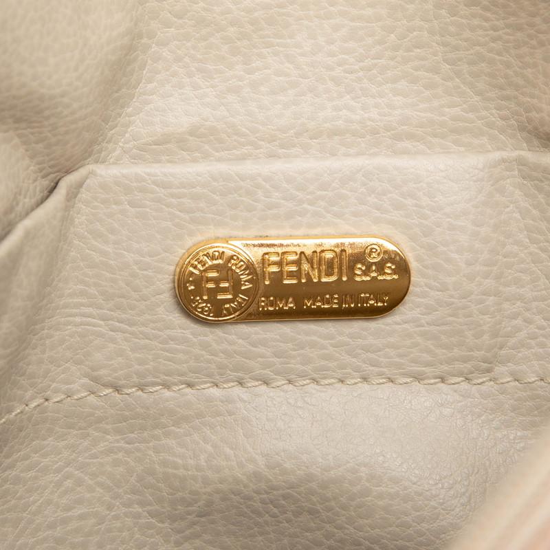 FENDI（フェンディ） ズッカ ラメ チェーン ショルダーバッグ ピンク