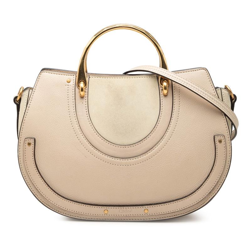 Chloe クロエ ピクシーハンドバッグ グレージユ Chloe（クロエ） ピクシー ハンドバッグ ショルダーバッグ 2WAY