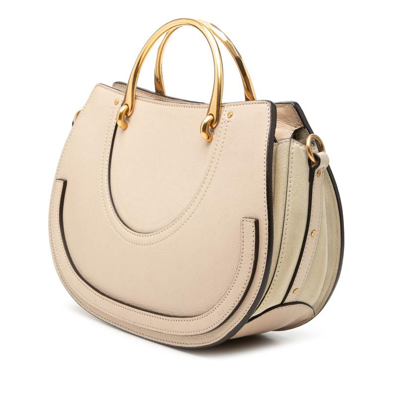 Chloe クロエ　ピクシー　ハンドバッグ　スウェードレザー　ゴールド金具 Chloe（クロエ） ピクシー ハンドバッグ ショルダーバッグ 2WAY